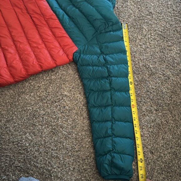 EDDIE BAUER EB650 Nylon 3 Snap Pullover Down Puffer Jacket Men’s Size M - Picture 12 of 13